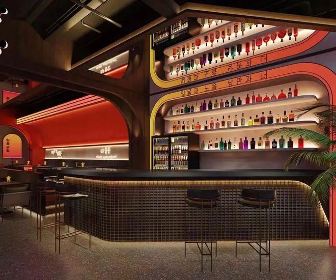 日韩料理店新颜：装修效果图惊艳登场